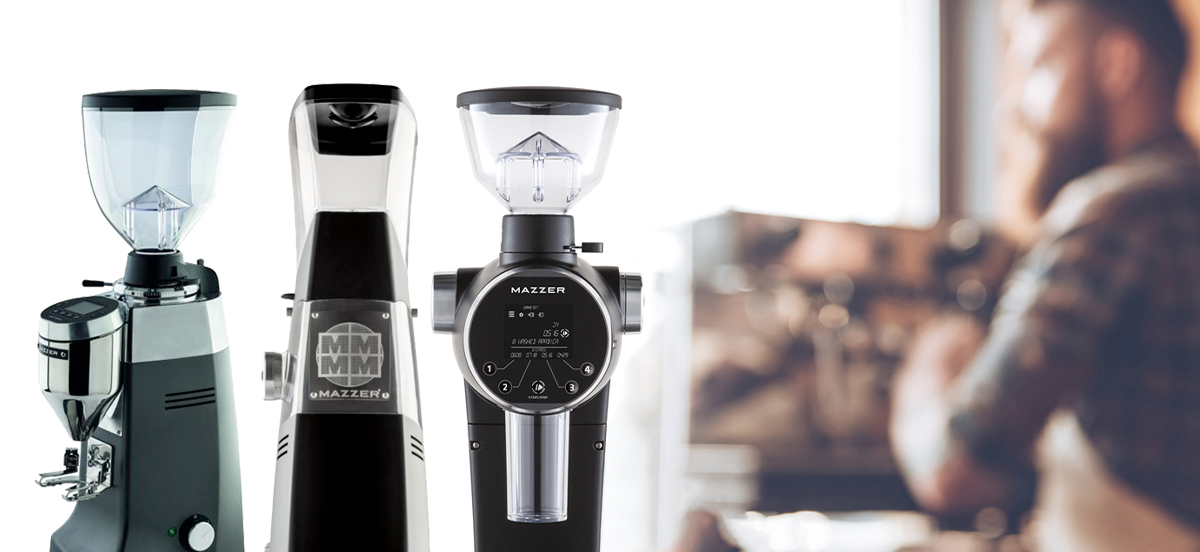 Mazzer, the new Robur S, Kold S and ZM coffee grinders