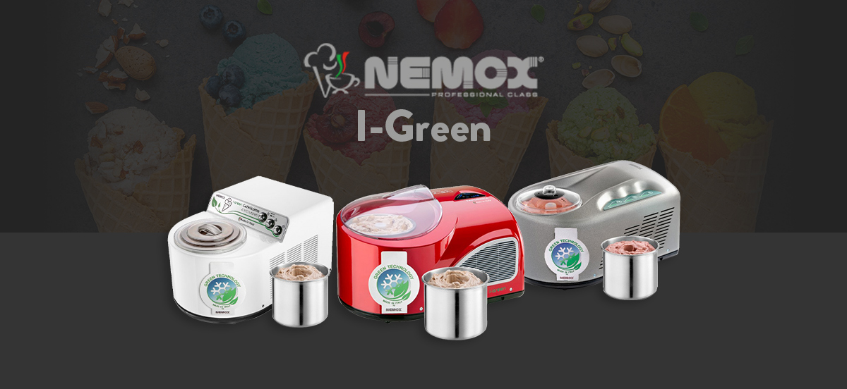 Nemox I-Green: the new low environmental impact ice cream machines