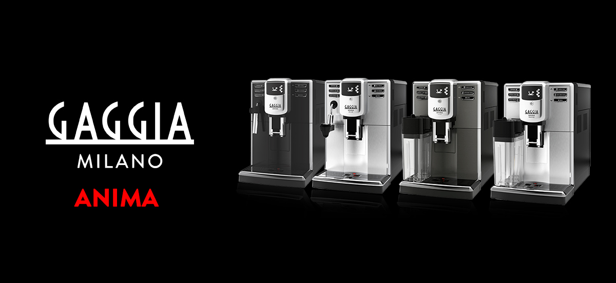 The new line of Gaggia Anima automatic coffee machines