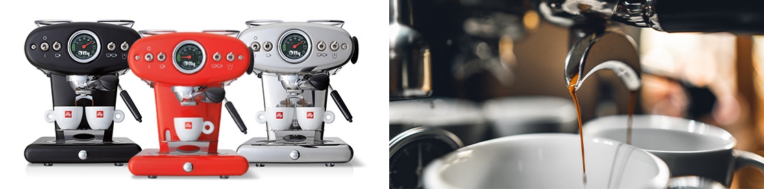 Illy X1 Anniversary E.S.E & Ground Espresso Machine - Grey