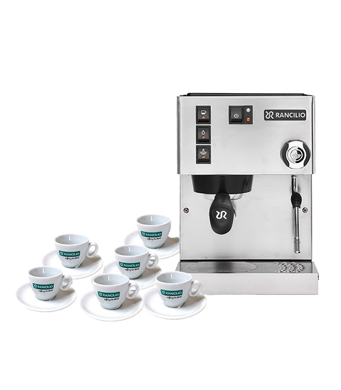 Rancilio-Silvia-V6-E-2020-Ultima-Edizione-+-Set-Di-Tazze