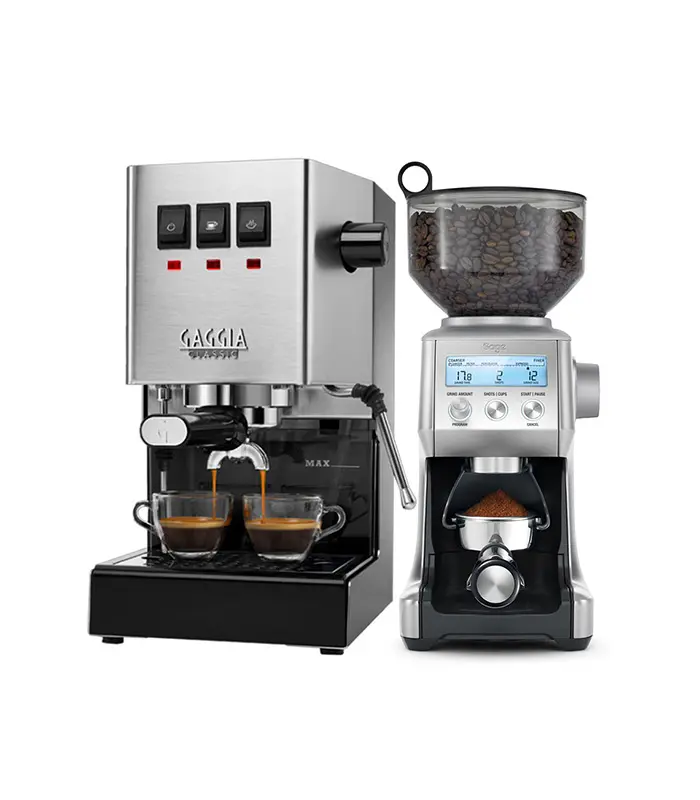 Gaggia Classic Evo Pro & Sage the Smart Grinder Pro | Caffè Italia