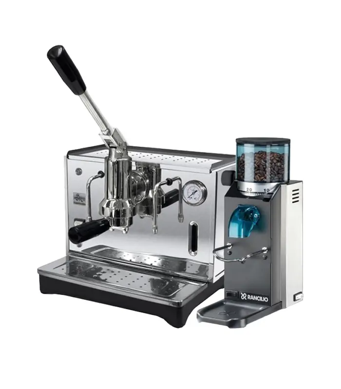 Ponte Vecchio Lusso 1Gr Chrome Rancilio Rocky SD Caffe Italia