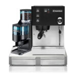 Rancilio Silvia V6 Black & Rancilio Rocky D Black & Rancilio Base BS50