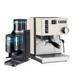 Rancilio Silvia V6 White & Rancilio Rocky D Black