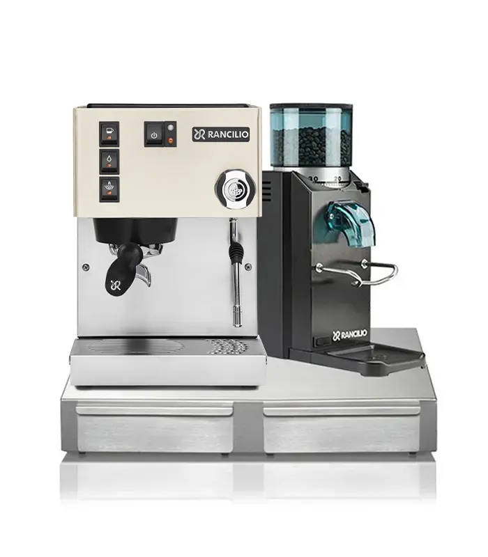 Rancilio Silvia V6 White Rancilio Rocky SD Black Rancilio Base BS50 Caffe Italia
