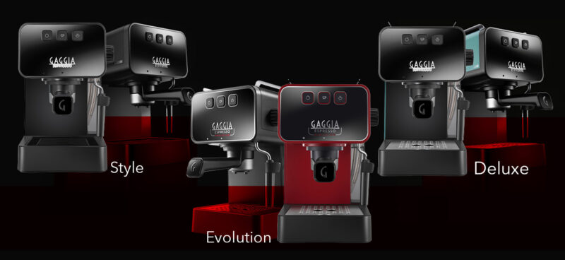 The new line of Gaggia Espresso manual coffee machines