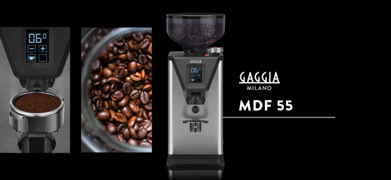 Discover the new Gaggia MDF 55 coffee grinder